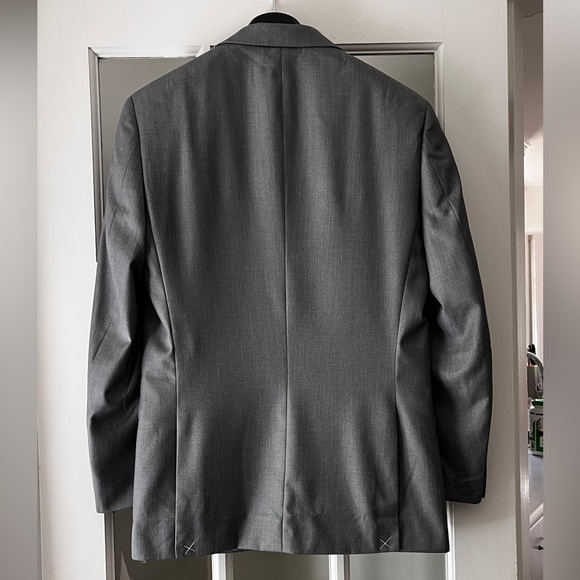 NWT Renoir light gray suit jacket/blazer size 36R - Picture 2 of 9